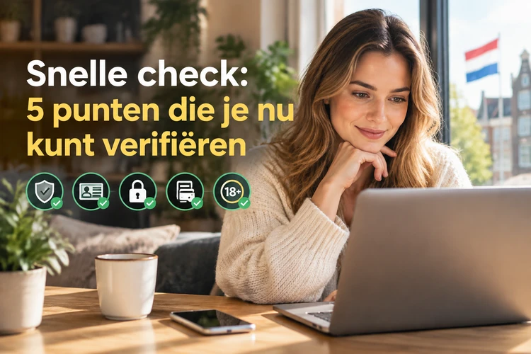 Snelle check: 5 punten die je nu kunt verifiëren