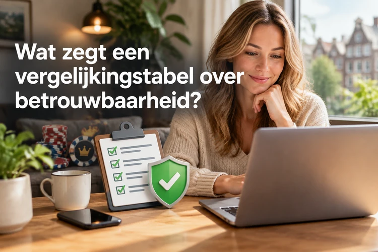 Wat zegt een vergelijkingstabel over betrouwbaarheid?