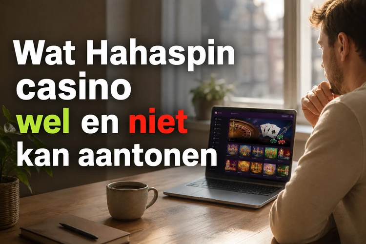 Wat Hahaspin casino wel en niet kan aantonen