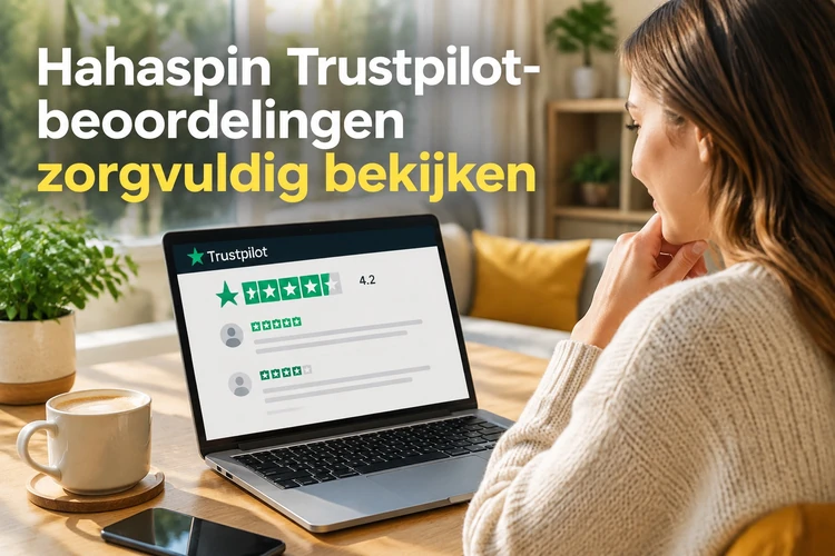 Hahaspin Trustpilot-beoordelingen zorgvuldig bekijken